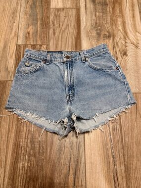 Levi's Orange Tag Cut Off Denim Shorts